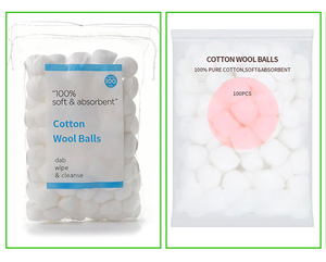 Bolas de Algodón Vaginal de Colores, 100% Algodón, Suaves y Absorbentes, 5 Unidades, Estériles, 12 Capas, Venta al por Mayor a Granel - Product Image 2