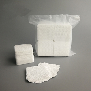 Khăn Lau Móng Tay Không Xơ Màu Hồng Trắng Kích Thước Tùy Chỉnh Khăn Lau Móng Tay Chất Tẩy Sơn Móng Tay Bằng Cotton - Product Image 5