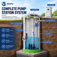 Station de relevage des eaux usées préfabriquée |   Solution complète de station de pompage des eaux usées pour le drainage municipal et le transfert d'eau