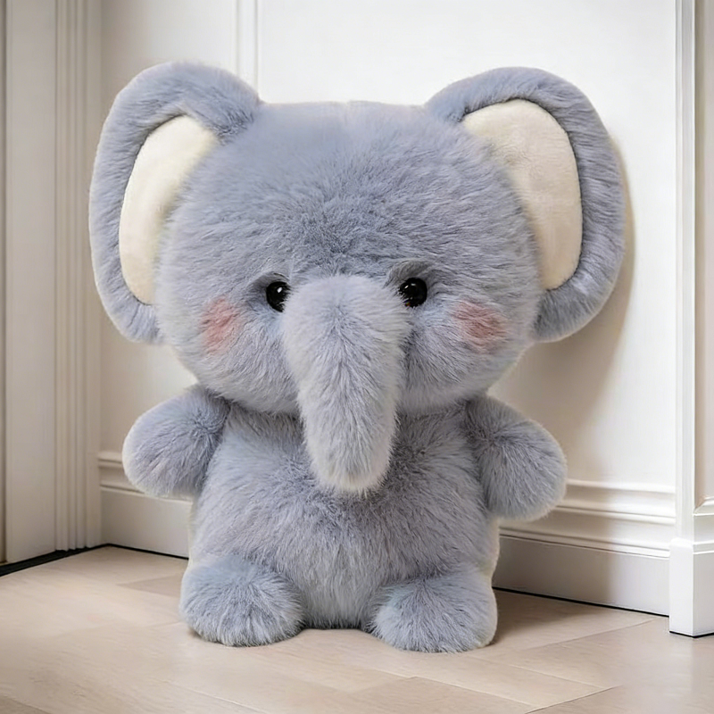 Elefante pequeño obediente