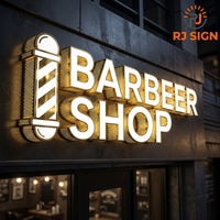 Enseigne lumineuse personnalisée 3D pour salon de manucure, logo mural pour entreprise, enseigne néon en acrylique pour magasin, barbier, bar, IP65