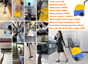 EB400S מכונת ניקוי שטיחים בקיטור, ציוד לשטיפת רכבים, ציוד מקצועי לשטיפת ספות יבשה, שואב אבק, מכונת ניקוי שטיחים - Product Image 2