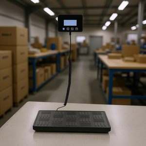 Báscula Postal Comercial de Doble Precisión, 300 kg, Pantalla LCD, Función de Retención, Cable de Carga de Batería - Product Image 2