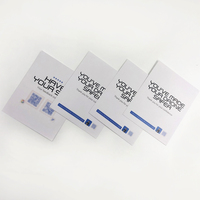 A4 A5 personnaliser la taille conception CYMK 4c Offset enduit Art papier carton Brochures à trois volets accordéon pli impression Brochure
