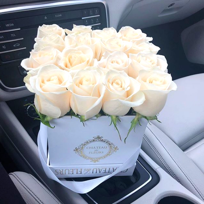 cardboard flowers box