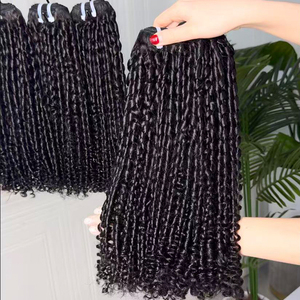 Cheveux Vietnamiens Authentiques 100% Vierge Non Traités pour Tresses Bouclées, Double Trame Cousue à la Machine, Prêts à l'Expédition - Product Image 1