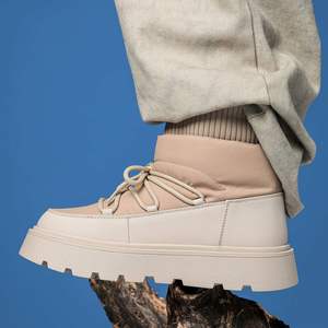 Tire-Sole Autumn/Winter Snow Boots | Unisex Couple's Fleece-Lined Thickened Cotton Shoes | Thick-Soled Breathable Anti-Slip - Product Image 6