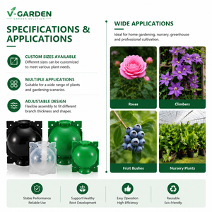 Dispositif d'Enracinement à Haute Pression pour Plantes <span class=keywords><strong>en</strong></span> Gros Prêtes pour l'Expédition FBA, Tailles 5cm / 8cm / 12cm - Product Image 4
