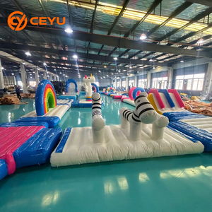 <span class=keywords><strong>Parc</strong></span> aquatique gonflable commercial modulaire Ceyu, toboggan aquatique, parcours d'obstacles flottant, divertissement estival pour la plage, pour une utilisation en <span class=keywords><strong>lac</strong></span> <span class=keywords><strong>et</strong></span> en mer - Product Image 1