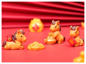 12 <span class=keywords><strong>ราศี</strong></span>จีนหลากสีสัน กระต่าย ตัวตลก ม้า คนรักช้าง งู มังกร ลิง หนู <span class=keywords><strong>วัว</strong></span> เสือ แกะ สุนัข หมู ไก่ ทำจากเรซิ่น - Product Image 6