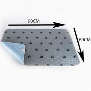 Wasbare Herbruikbare Puppypads Absorberend Zindelijkheidstraining Huisdiermatten Met Bedrukt Patroon Waterdicht Hondenplasbed Voor Zindelijkheidstraining - Product Image 2