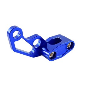 Qiangye Wire Fixing <b>Bracket</b> 60mm Motorcycle Brake Line Clamp <b>Silver</b> Black Red Blue For Motorbike - Product Image 4