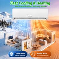 Pompe à chaleur mini-split à inverter EU Efficiency R32 A+++ 9000 BTU, climatiseur commercial, hôtelier, domestique, silencieux, économie d'énergie, TCL