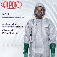 Setelan Pelindung Kimia Tahan Organik, Asam & Alkali Kelas F DuPont Tychem Model 6000 Buatan Cina