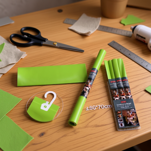 Rotolo di similpelle Ilan verde 50x70cm per artigianato e progetti fai da te - Product Image 2