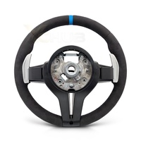 Volant sport en cuir avec garniture en carbone sec pour BMW F01 F10 F11 F13 X5 F15 X6 F16 F20 F22 F30 F32 M3 F80 M4 F82 F90