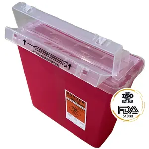 America Hospital Preferred Medical PP Material 4.6L Sharps Container
