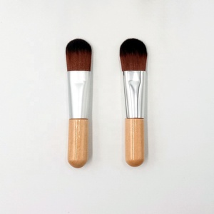 Petit Visage Masque Facial Brosse Masque D'argile Applicateur Maquillage Clair Poignée Blanc Mini Brosse <span class=keywords><strong>de</strong></span> Fondation - Product Image 5