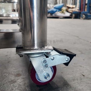 Cuve de mélange conique en acier inoxydable 316 de 300 L avec moteur AC, agitateur industriel pour la cosmétique, les produits chimiques et la transformation alimentaire - Product Image 6
