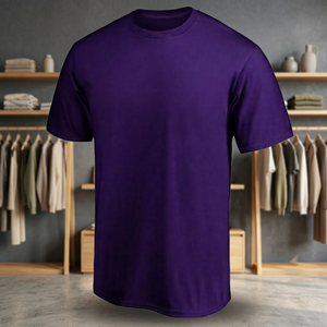 Camiseta de Hombre, 100% Algodón Jersey, 180 Gramos, Transpirable, de Secado Rápido, Manga Corta, Cuello Redondo, Corte Regular, Informal, con Logotipo Frontal - Product Image 4