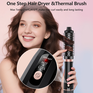 <span class=keywords><strong>2025</strong></span> Phát Minh Mới Nhất Của Phụ Nữ Chuyên Nghiệp Một Bước Bàn Chải Tóc Máy Sấy & Styler Không Khí Nóng Lược Bàn Chải Đa Styler - Product Image 2
