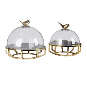 Modern Design Metal <b>Cake</b> <b>Stands</b> With Glass <b>Dome</b> Cover High Quality Round Dessert Display <b>Stand</b> Home Birthday <b>Cake</b> Supplies - Product Image 6
