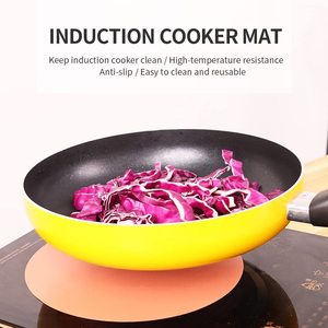 <b>Silicone</b> Induction Cooker Protective Mats Non-Slip Electric Cooktop Heat Insulated Pads Cooktop Cookware Pad Kitchen Accessories - Product Image 5