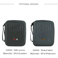Portable Nylon Violin Case Portable Musical Instruments EVA Kalimba Accessories Black Storage Bag for Kalimba Thumb Piano Case