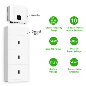 Sistema de montaje de energía solar de 4KW y 5KW, panel solar para uso doméstico