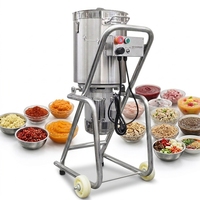 Blender à glace commercial en acier inoxydable 32L, broyeur à glace commercial, blender multifonction, machine à couper les aliments