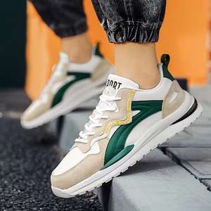 Men's Retro Casual Sneakers Anti-Slip <b>Outdoor</b> Running <b>Shoes</b> with EVA & Mesh Insole Unisex Fashion for Spring/Summer - Product Image 2