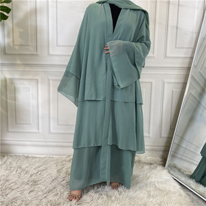 Último diseño Dubai árabe Turquía Abaya islámico Oriente Medio vestido Thobe mujeres - Product Image 3