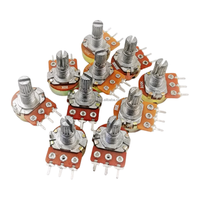 WH148 Type Potentiomètre Unique B1K Potentiomètre Ohm-B1M Ohm Potentiomètre Multi Spécification Poignée Longueur 15mm
