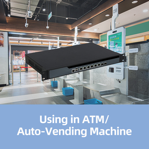 Xcy pfsense Intel Celeron 3865u DDR3L mSATA SSD 6 cổng Ethernet 2 SFP 1U tường lửa mini Máy Tính Pc Router với Fan - Product Image 4