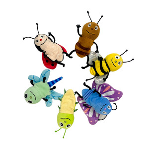 Títeres <span class=keywords><strong>de</strong></span> <span class=keywords><strong>Dedo</strong></span> <span class=keywords><strong>de</strong></span> Insectos y Animales <span class=keywords><strong>de</strong></span> Peluche, Lindos y Divertidos, Juguetes Educativos Interactivos para Niños, Muñecos para Juegos entre Padres e Hijos, Venta al Por Mayor - Product Image 3