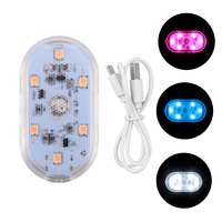 Nouvelle lumière ambiante LED sans fil magnétique HPX pour l'intérieur de la voiture avec charge USB 12V pour les plafonds de camion et l'éclairage du coffre de voiture