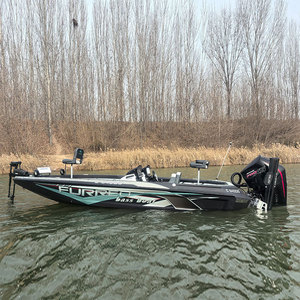 2025 Gelaste Aluminium Jon Boot Met Middenconsole Bas Boot Rivier Vissersboten
