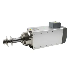 High speed 5.5kw square air-cooled Grinding polishing machine spindle motor for Machine tool spindle