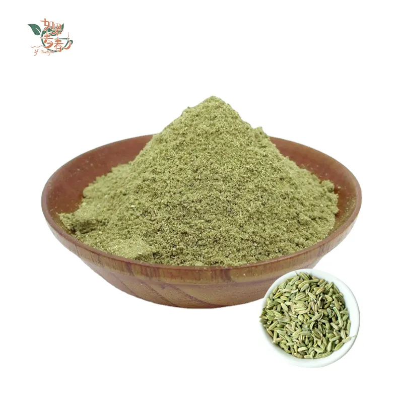 Premium Natural and Wholesale customization Original Spices Green Fennel Seeds Powder