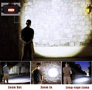 Vente en gros de lampes frontales d'urgence de haute puissance pour l'extérieur, 30W, 3500 lumens, COB, projecteurs, lampes frontales LED rechargeables par USB - Product Image 4