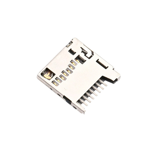 JME 180H SIM Card Push-Push 6+2 Pin  Solder Pins 525mm Holder