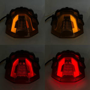 Feu arrière LED intégré avec clignotant et feu stop en plastique pour moto, compatible MT-07 2025 - Product Image 5