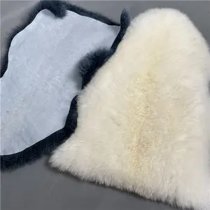 الصين مصنع الطبيعي الأبيض سجادة من صوف الخراف