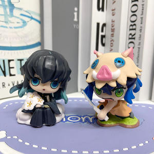 6-9 CM 6 pièces/ensemble Nouveau Tueur de démons Nezuko Tanjirou Figurine d'anime de dessin animé en PVC Figurine d'action Collection de poupées - Product Image 5