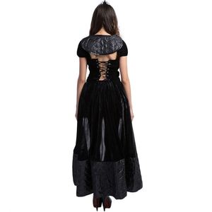 Disfraz de Halloween de Cuento de Hadas, Reina Malvada Retro, Vampiresa, Bruja, Vestido de Fantasía - Product Image 4