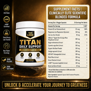 Suplementos Nutricionales para el Bienestar Masculino, Apoyo al Rendimiento y Fuerza, Recuperación Muscular, Ingredientes Herbales, Cápsulas Deportivas para Hombres - Product Image 4