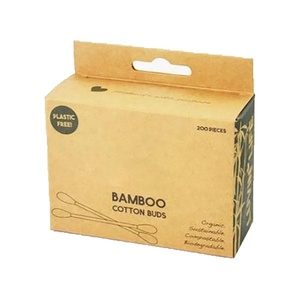 Boîte en papier Kraft écologique, 12 pièces, avec boutons en <span class=keywords><strong>coton</strong></span> bio, boîtes d'emballage vide, tiroirs en papier Kraft recyclable - Product Image 2