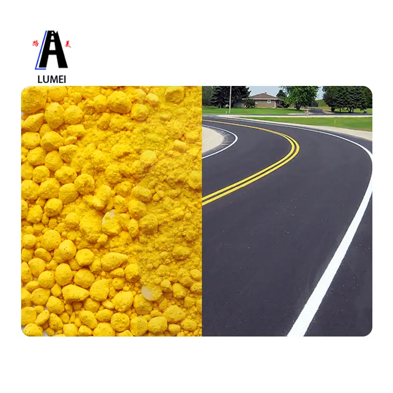 熱可塑性反射線価格BergerJotun黄色の厚さの道路マーキングペイント