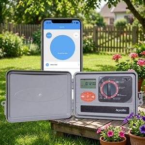 Contrôleur d'irrigation intelligent WiFi <span class=keywords><strong>Aqualin</strong></span> 11 stations 24V AC, système de minuterie d'arrosage professionnel pour l'arrosage intelligent - Product Image 1