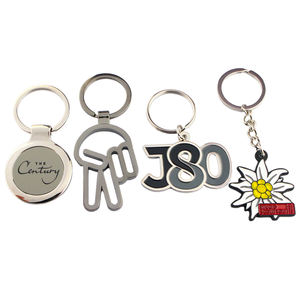 Grosir seng logam campuran Enamel dilapisi gantungan kunci kustom Logo huruf kartun logam kerajinan gratis desain hadiah promosi - Product Image 5